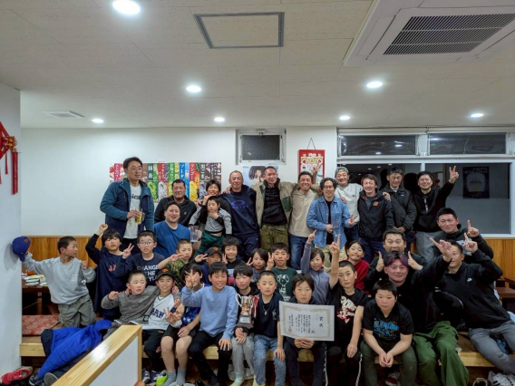 若鮎少年野球大会優勝祝賀会